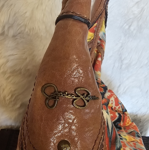 Jessica Simpson Tatiana Hobo Bag with Brown Details - Picture 7 of 14